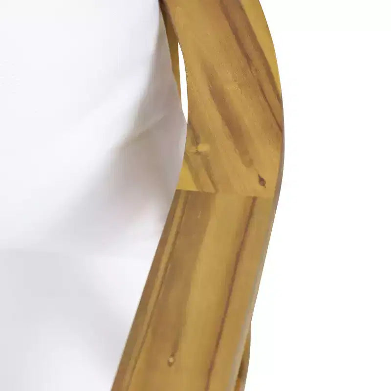 Juego de conversación de madera de 5 piezas para exterior Solano con mesa de centro redonda - Blanco/Teca - Christopher Knight Home: Madera de acacia, resistente a los rayos UV y al agua