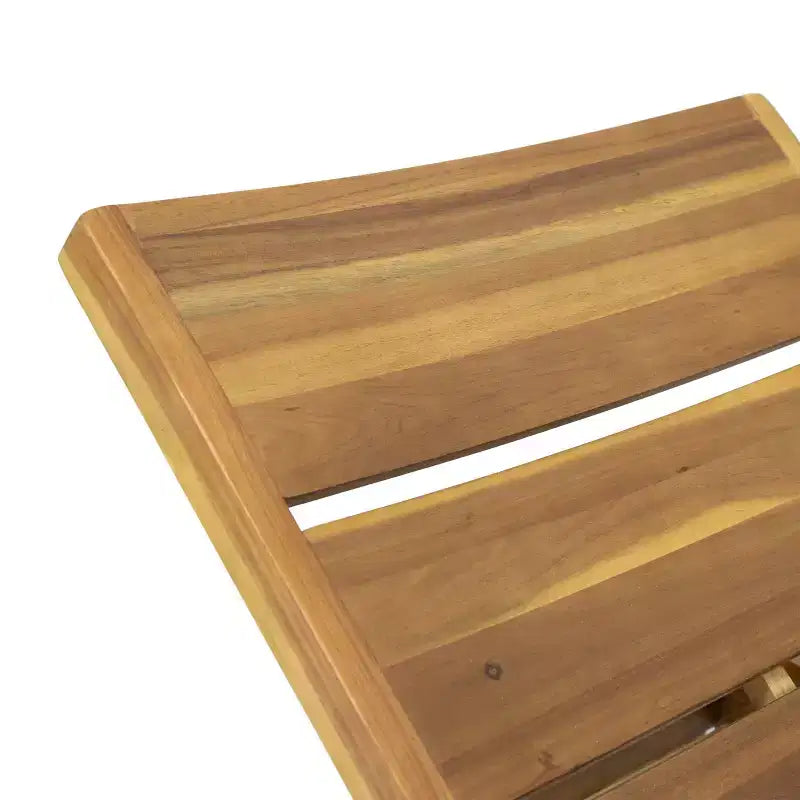 Juego de 6 tumbonas de madera de acacia para exterior Kyoto con cojines: Resistente a la intemperie, resistente a los rayos UV - Christopher Knight Home