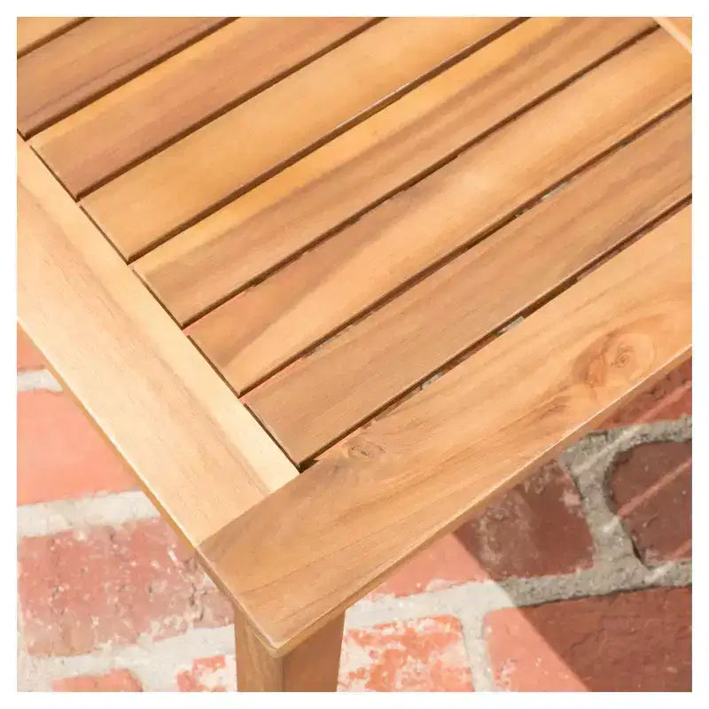 Juego de patio Perla de 6 piezas de madera de acacia: sofá seccional, mesa de centro, resistente a la intemperie - Christopher Knight Home