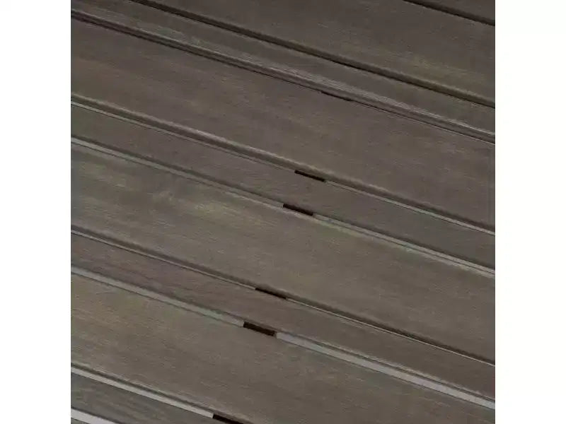 Juego de 5 piezas de madera de acacia Oana con silla de club y mesa de centro gris/gris oscuro - Christopher Knight Home