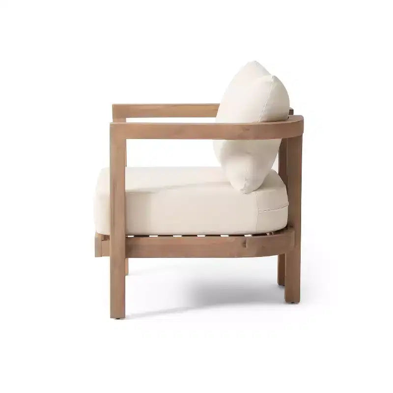 Christopher Knight Home Luna Juego de patio de 5 piezas de madera de acacia con cojines resistentes al agua
