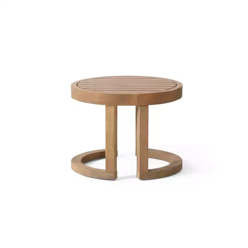Christopher Knight Home Luna Juego de patio de 5 piezas de madera de acacia con cojines resistentes al agua