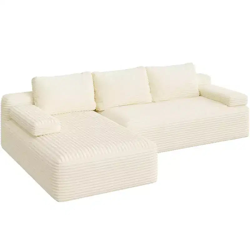 Yaheetech 3-Seat L-Shaped Modular Sectional Sofa for Living Room, Apartment