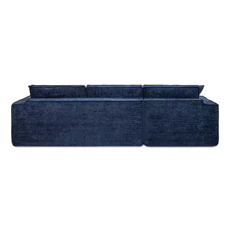 Jennifer Taylor Home Brenley 110.5 RAF Sofa-in-a-Box Sectional Sofa, Ash Gray Chenille