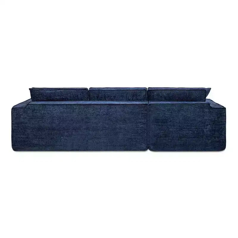 Jennifer Taylor Home Brenley 110.5 LAF Sofa-in-a-Box Sectional Sofa, Ash Gray Chenille