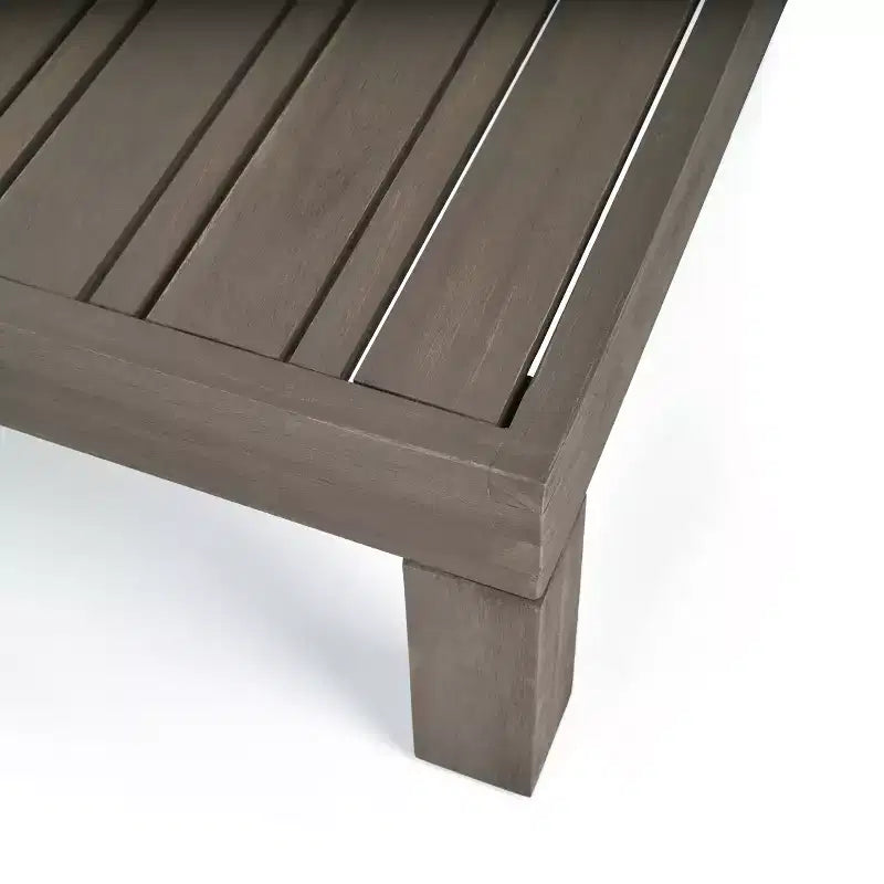 GDFStudio Sofá Seccional de 9 Asientos de Madera de Acacia para Exteriores Cascada con Cojines