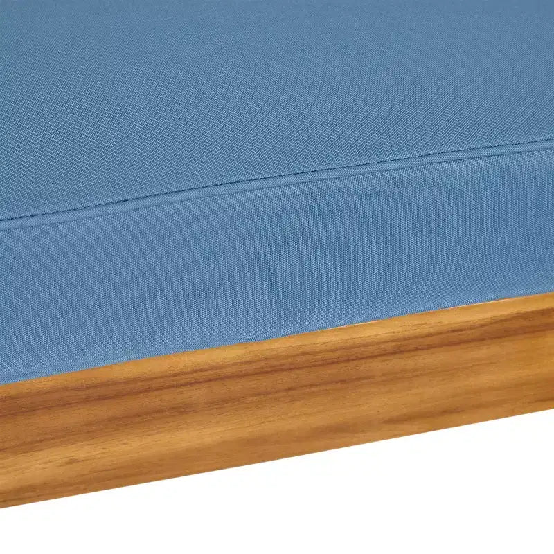 GDFStudio Sofá Seccional de 9 Asientos de Madera de Acacia para Exteriores Cascada con Cojines