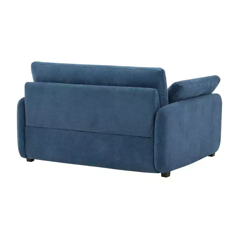 Whisen Modern Oversized Chenille Colorblock Single Sofa Chair, Wide and Deep Couch Lounge with Pillows