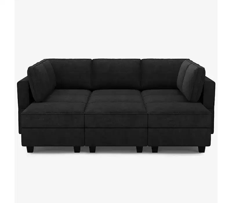 Belffin Modular Terry Sleeper Sofa with Storage Seat (9 Seats + 7 Sides)