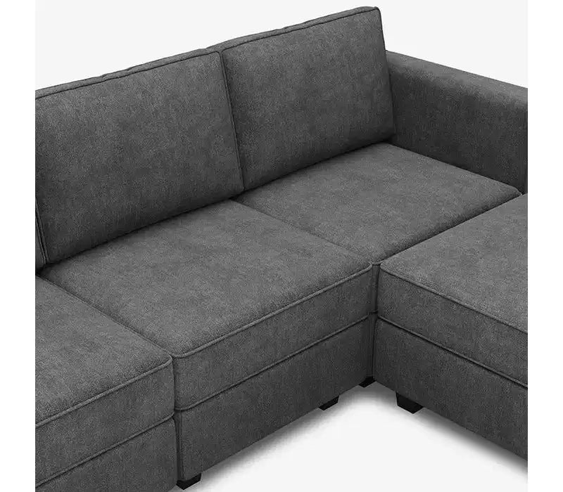 Belffin Modular Terry Sleeper Sofa with Storage Seat (9 Seats + 7 Sides)