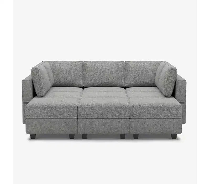 Belffin Modular Terry Sleeper Sofa with Storage Seat (9 Seats + 7 Sides)