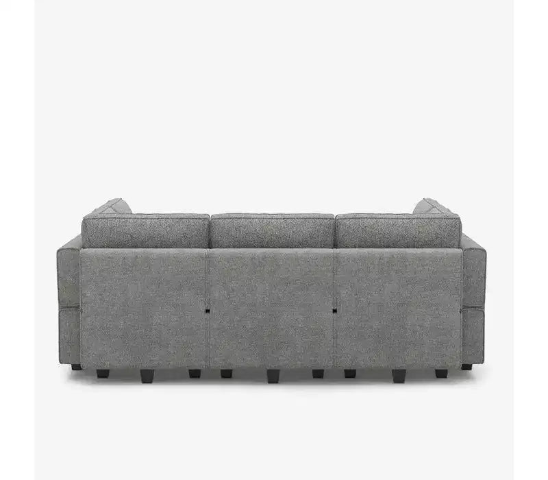 Belffin Modular Terry Sleeper Sofa with Storage Seat (9 Seats + 7 Sides)