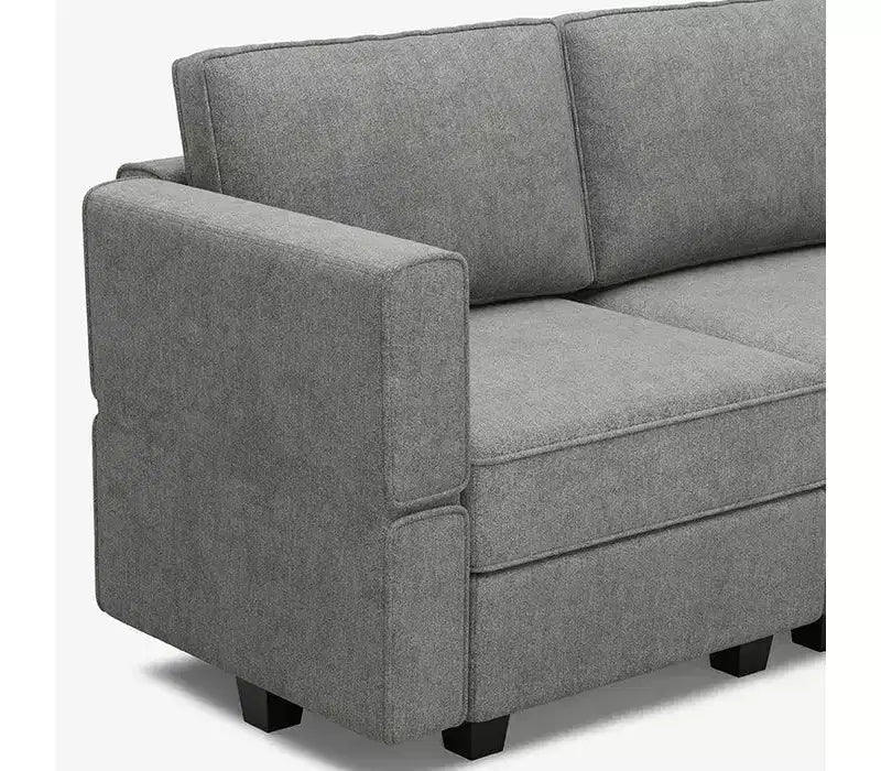 Belffin Modular Terry Sleeper Sofa with Storage Seat (9 Seats + 7 Sides)