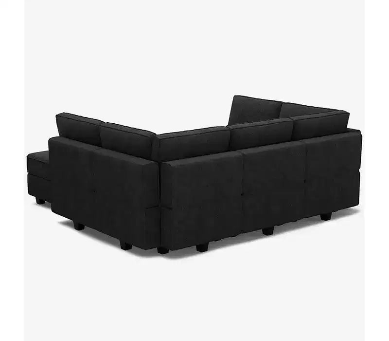 Belffin Modular Terry Sleeper Sofa with Storage Seat (9 Seats + 7 Sides)