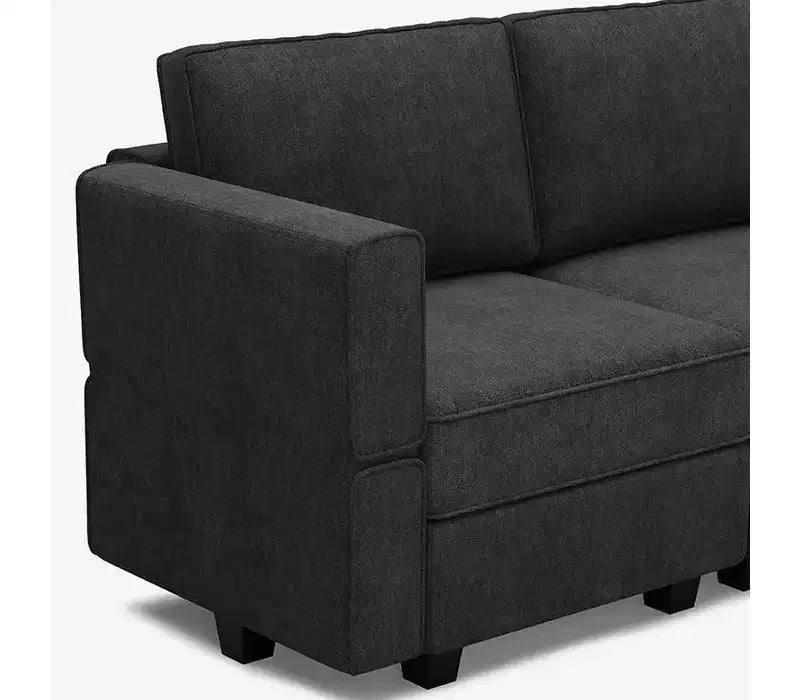 Belffin Modular Terry Sleeper Sofa with Storage Seat (9 Seats + 7 Sides)