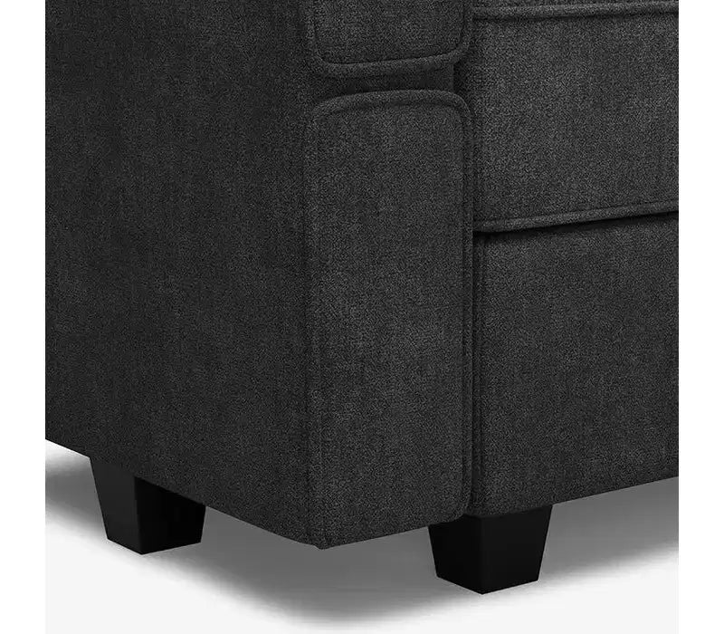 Belffin Modular Terry Sleeper Sofa with Storage Seat (9 Seats + 7 Sides)