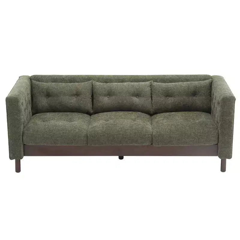 78W Sofa Couch, Modern Upholstered 3-seater Sofa Chair with Tufted Design for Living Room -Christopher Knight Home