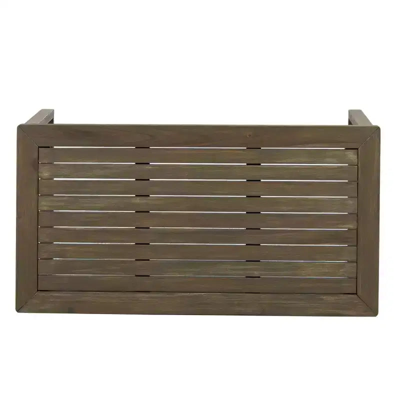 Christopher Knight Home Samwell Juego de conversación de 4 plazas para exteriores de madera de acacia con cojines resistentes al agua