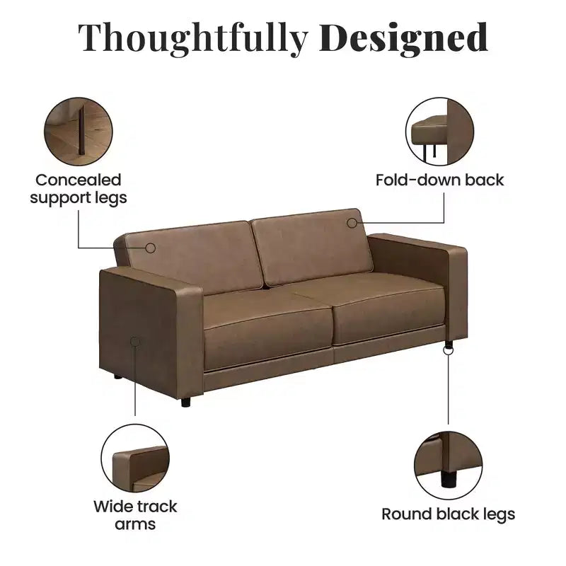 RealRooms Allie Sofa Bed Futon