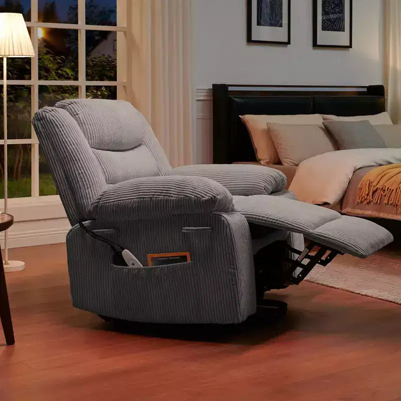 Bestier Massage Recliners for Elderly, Power Lift Recliner Chair with Heat and Vibration for Living Room