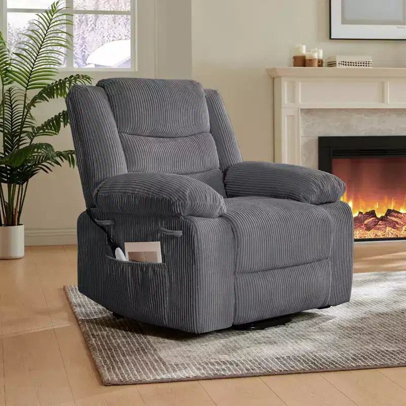 Bestier Massage Recliners for Elderly, Power Lift Recliner Chair with Heat and Vibration for Living Room