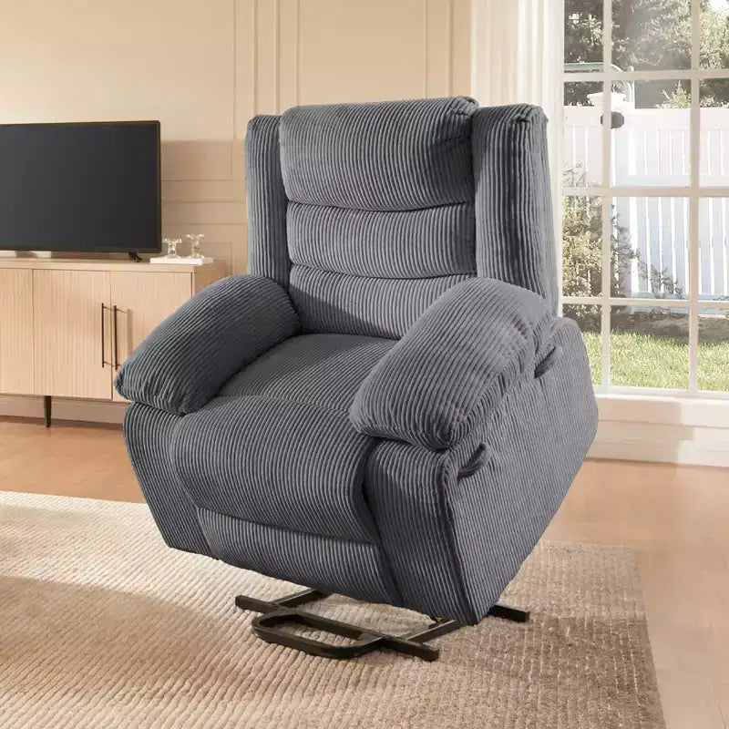 Bestier Massage Recliners for Elderly, Power Lift Recliner Chair with Heat and Vibration for Living Room