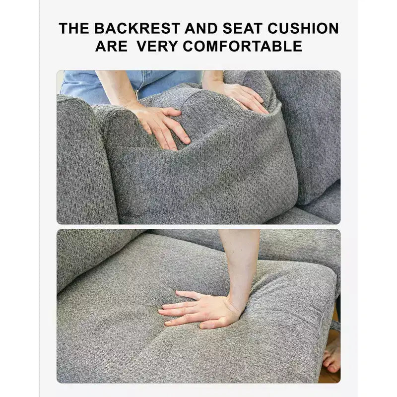 Belffin Chenille Corner Seat for Modular Couch. Sectional Sofa Module