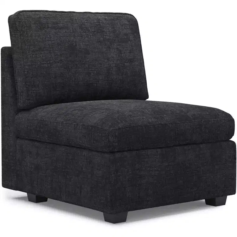 Belffin Chenille Middle Seat - Modular Storage Module with Skin-Friendly Fabric & Natural Hues