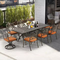 EROMMY 8 - Person Rectangular Outdoor Dining Set with Cushions
