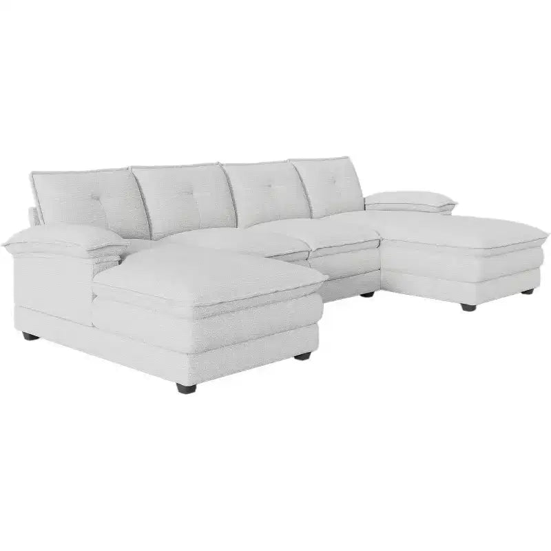 AMERLIFE Couch with Double Layer Seat Cushions