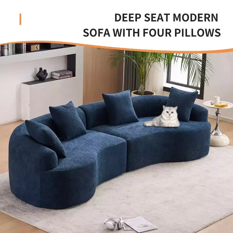 Whisen 110 Modular Sectional Sofa with Full Compression