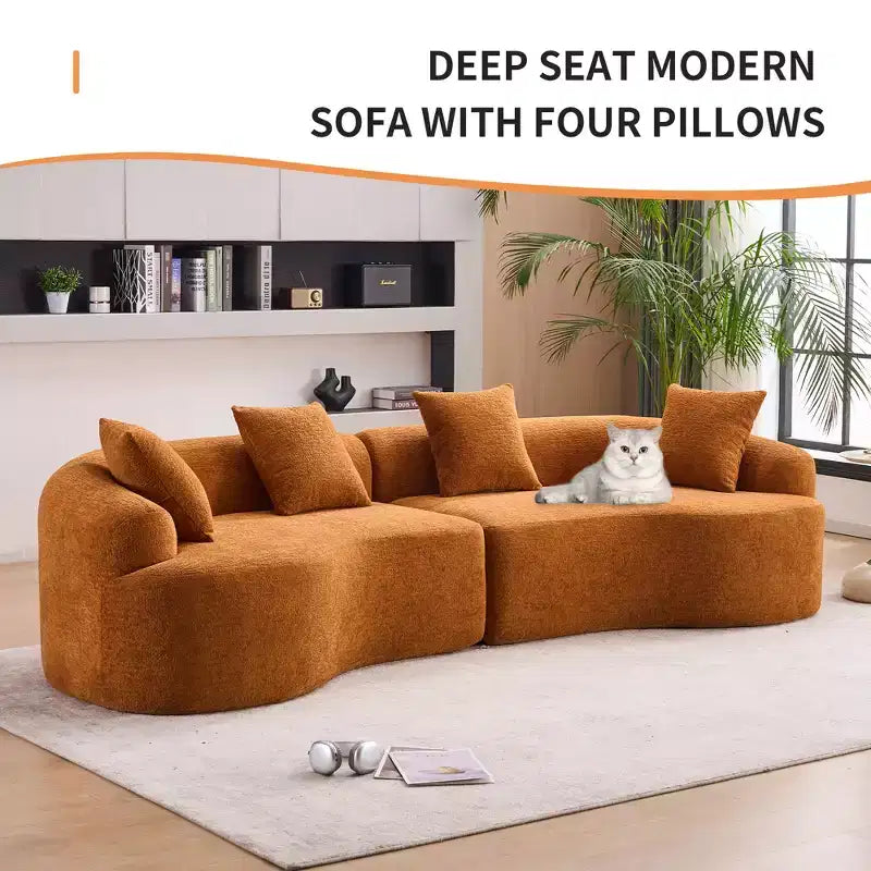Whisen 110 Modular Sectional Sofa with Full Compression