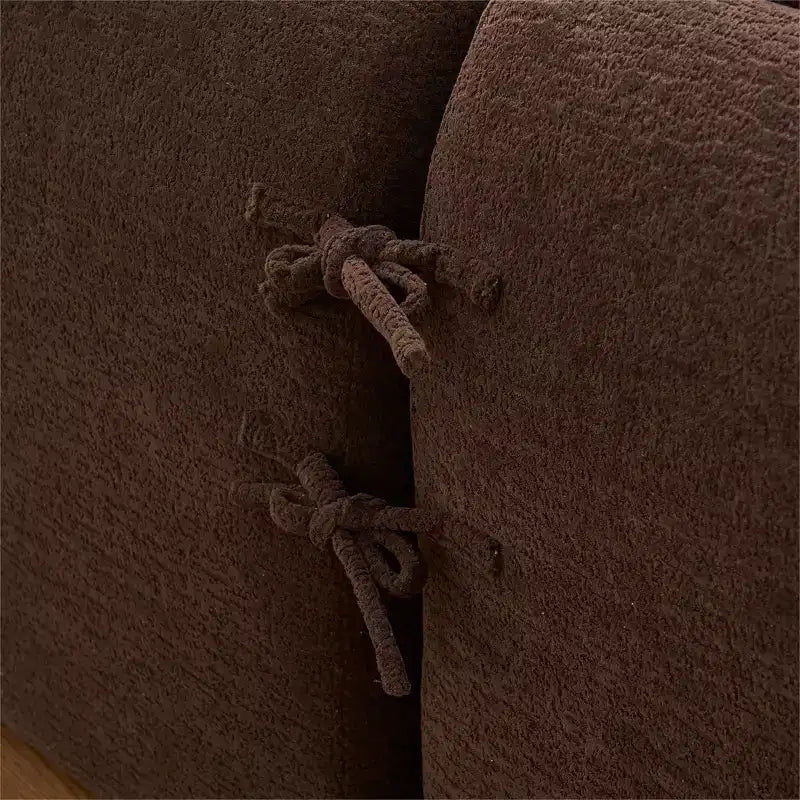 Whisen L-Shaped Sponge Sectional Sofa Set Compressed Couch No Assembly Required Sofa in a Box, Boxed Sofa with Curved Chaise