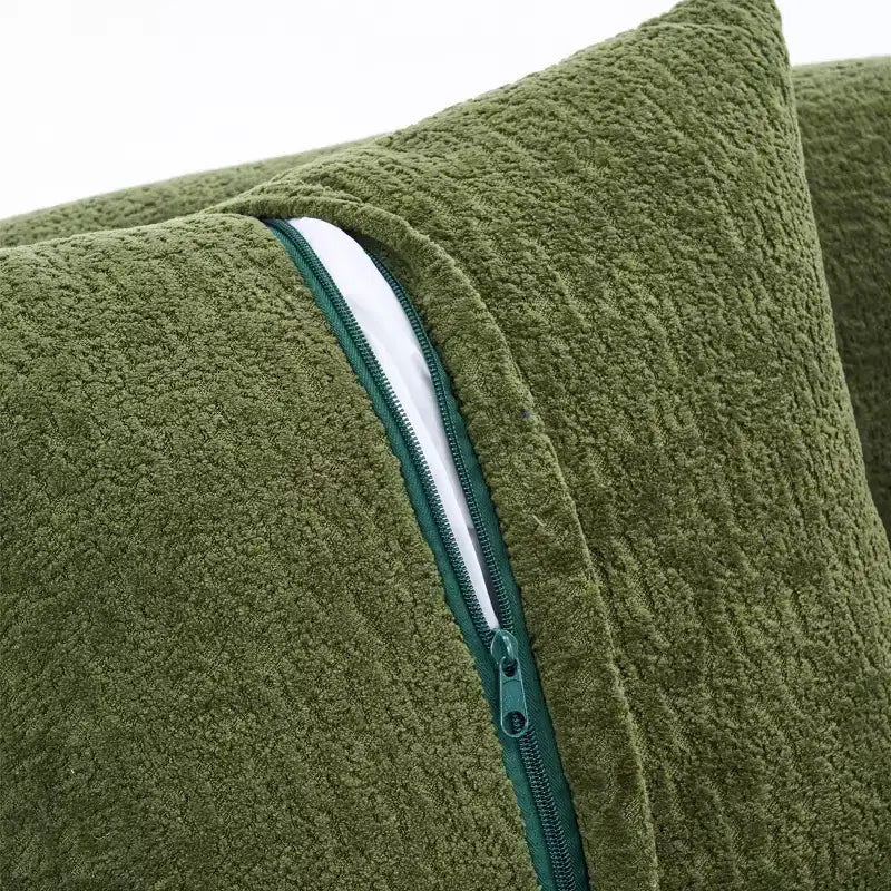Whisen L-Shaped Sponge Sectional Sofa Set Compressed Couch No Assembly Required Sofa in a Box, Boxed Sofa with Curved Chaise