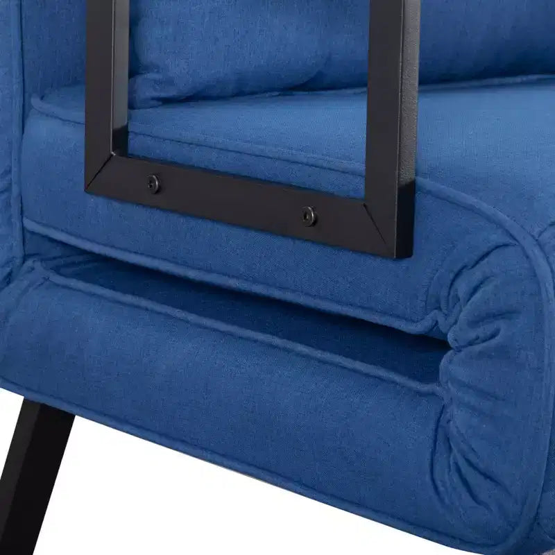 MAYEERTY 26 4-in-1 Convertible Folding Arm Chair Sofa Bed, 5-Position Adjustable Backrest with Lumbar Pillow