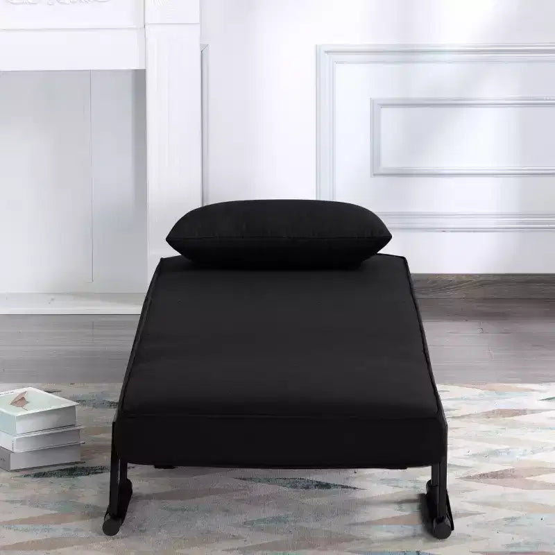 MAYEERTY 26 4-in-1 Convertible Folding Arm Chair Sofa Bed, 5-Position Adjustable Backrest with Lumbar Pillow