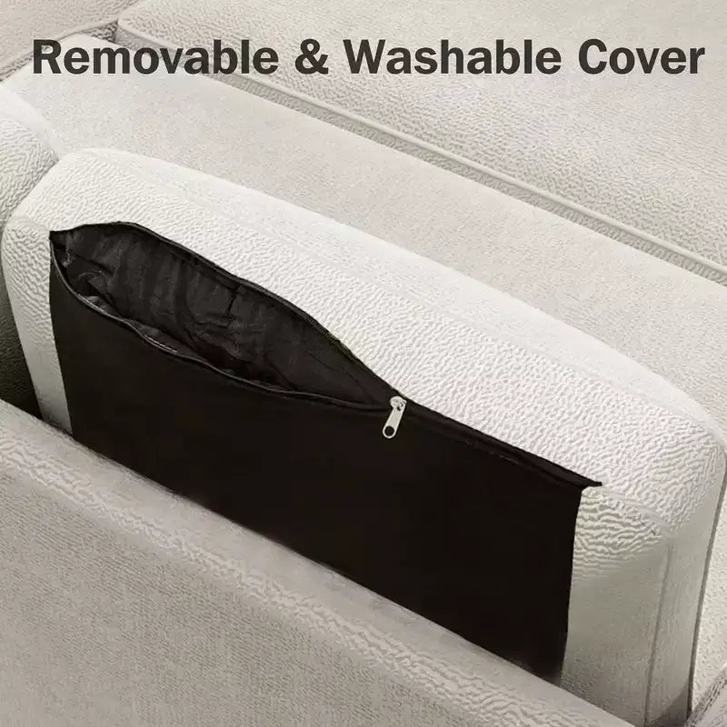 Dyonery 2 in 1 Pull Out Couch with Reversible Storage Chaise for Room 81Sectional L-Shaped Couch Sofa Sleeper with Side Pockets