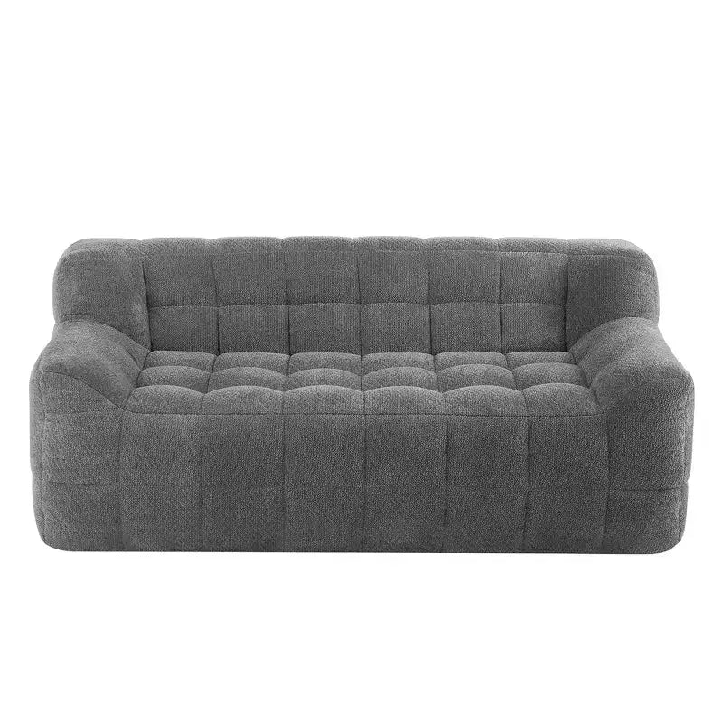 Whisen Lychee Velvet Floor Compression Sofa & Sofa Chair