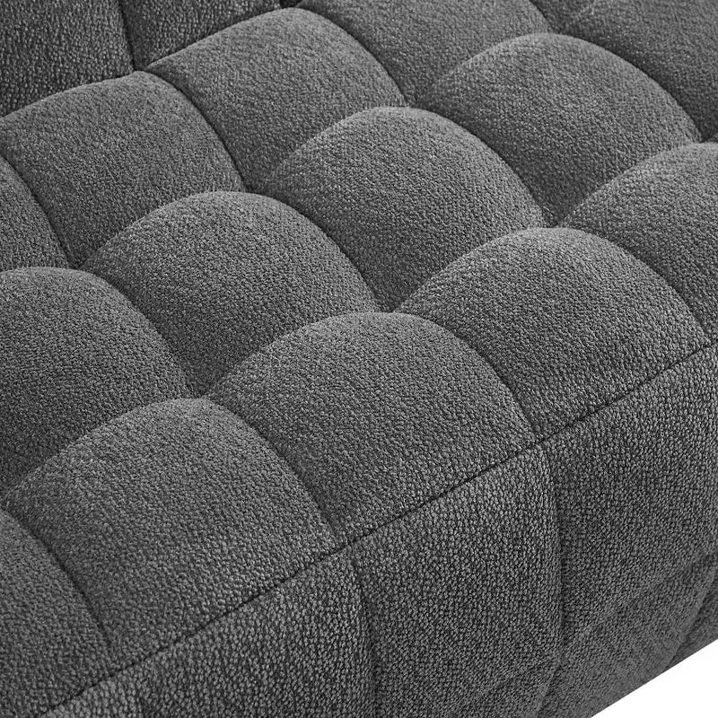 Whisen Lychee Velvet Floor Compression Sofa & Sofa Chair