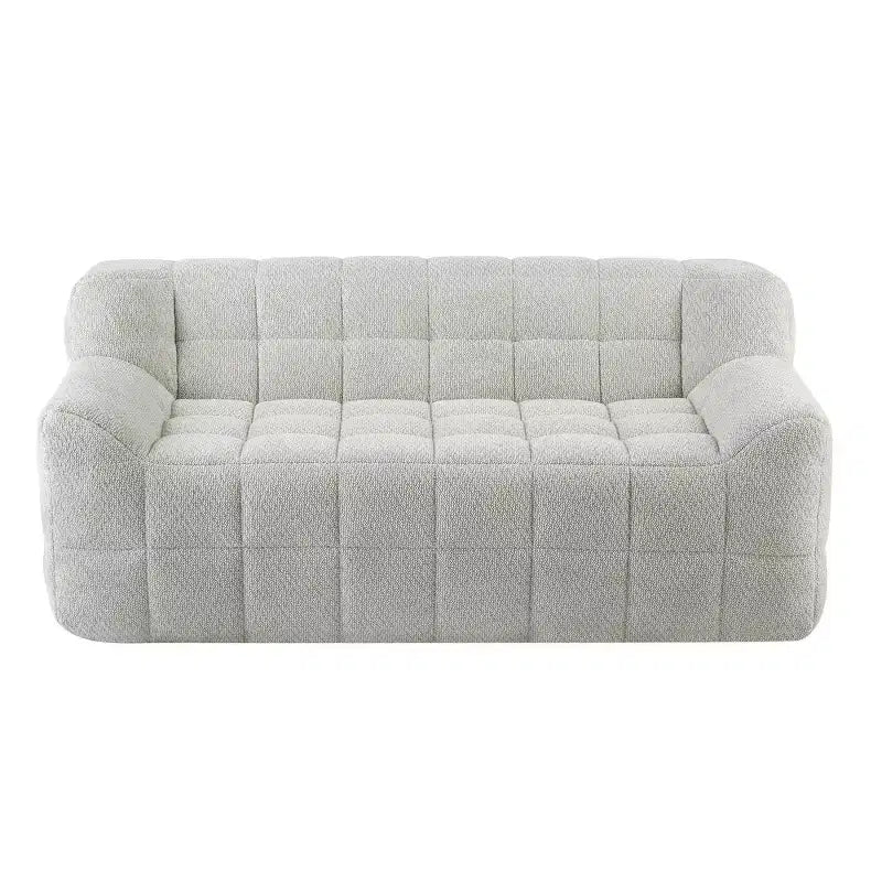 Whisen Lychee Velvet Floor Compression Sofa & Sofa Chair