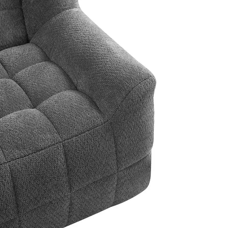 Whisen Lychee Velvet Floor Compression Sofa & Sofa Chair