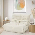 EROMMY Bean Bag Chair Togo Sofa, 28D Memory Foam, Easy Cleaning and Portable, Premium Faux Leather, Lightweight Floor Couch for Living Room, Bedroom