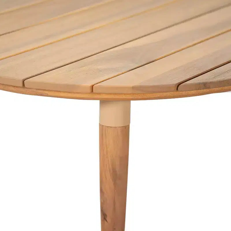 Christopher Knight Home Zill - Juego moderno de 4 piezas para patio con estructura de madera de acacia, asientos de cuerda tejida y mesa de centro con listones