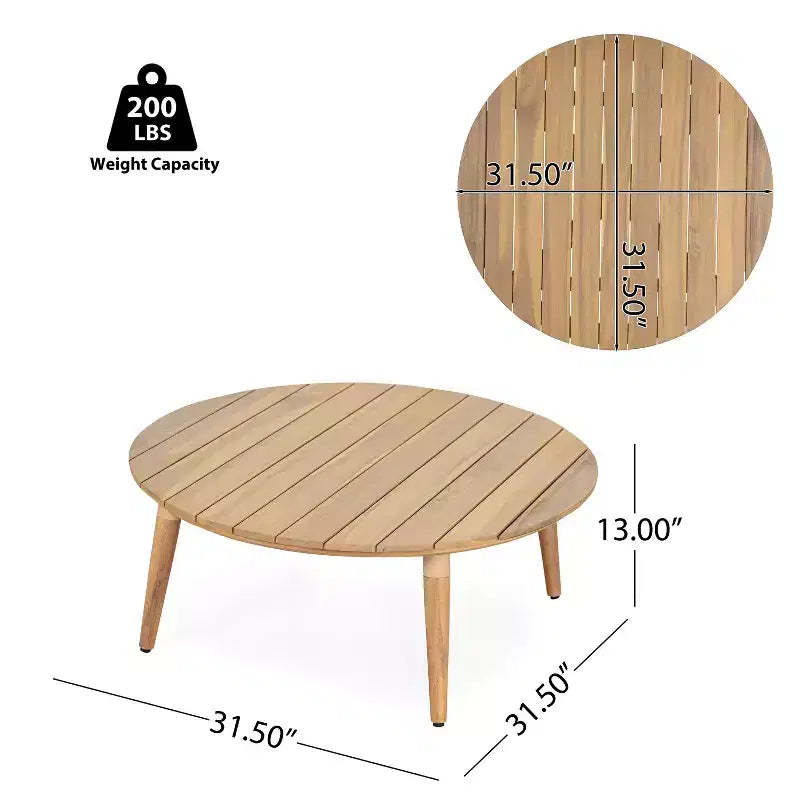 Christopher Knight Home Zill - Juego moderno de 4 piezas para patio con estructura de madera de acacia, asientos de cuerda tejida y mesa de centro con listones