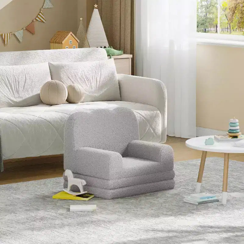 COZONY 2-in-1 Convertible Couch, Large Toddler Sofa/Lounger