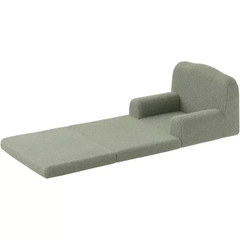 COZONY 2-in-1 Couch, Foldable Toddler Sofa to Lounger, Foam Chair
