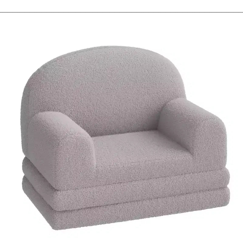 COZONY 2-in-1 Couch, Foldable Toddler Sofa to Lounger, Foam Chair