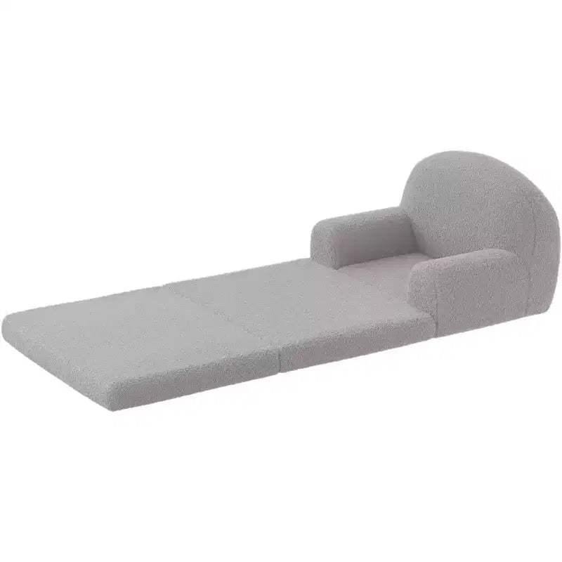 COZONY 2-in-1 Couch, Foldable Toddler Sofa to Lounger, Foam Chair
