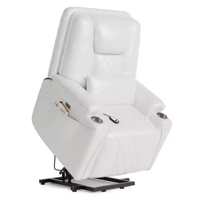 Power Lift Chair, Recliner Chair - Electric Power Lift Recliner for Elderly with 3 Positions, USB Ports, Cup Holders, Side Pockets