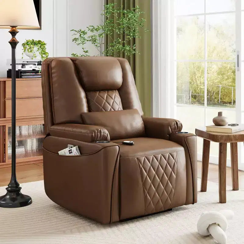 Power Lift Chair, Recliner Chair - Electric Power Lift Recliner for Elderly with 3 Positions, USB Ports, Cup Holders, Side Pockets